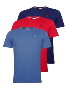 Рубашка U.S. POLO ASSN., Navy/Smoke Blue/Blood Red