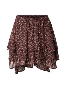 BOSS Шорты Regular 'Toulena' в темно-коричневом цвете