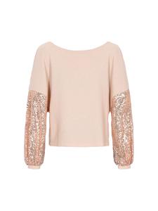 Faina Женская футболка с длинными рукавами абрикосового цвета