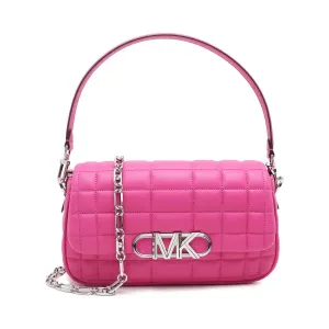 Кожаная сумка через плечо Michael Kors, розовый