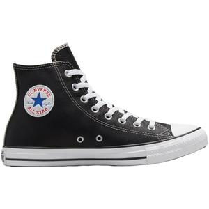 Кроссовки Converse Chuck Taylor HI Leather, черные, унисекс