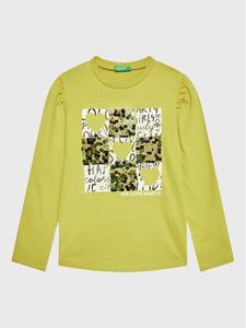 Блуза стандартного кроя United Colors Of Benetton, зеленый