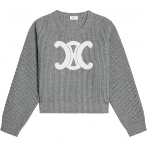 Свитер Women's Medium Gray CELINE, серый