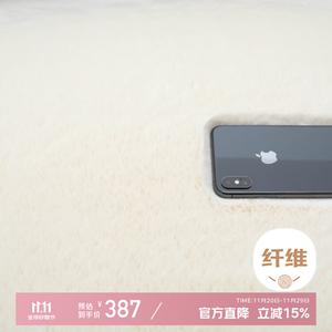 Xinglianxin Ковер 200х300 см для спальни/гостиной, моющийся, искусственный мех кролика, белый, с длинным густым ворсом