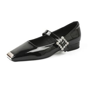 Туфли Мэри Джейн на массивном каблуке 2 см женские Varib, Black