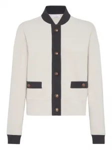 Толстовка на пуговицах Brunello Cucinelli, нейтральный