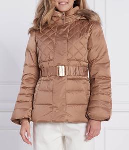 Пуховик Guess Jeans Lory Regular Fit, коричневый