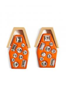 Серьги La DoubleJ Swinging Portal, оранжевый