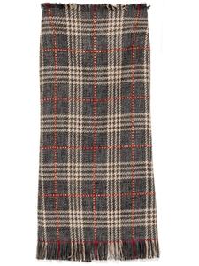 Юбка миди в клетку тартан Giuseppe Di Morabito, синий