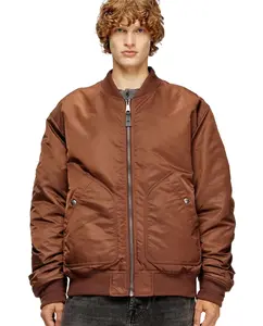 Куртка DIESEL мужская утепленная бомбер Diesel, коричневый