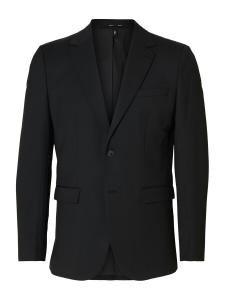Приталенный пиджак SELECTED SLHSLIM-THEO, черный