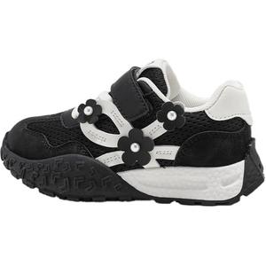 Дышащие легкие амортизирующие детские повседневные кроссовки Kids' ABC KIDS, черный/бежевый