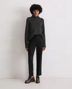 Женские прямые брюки с эластичной талией MARC  O'POLO, черный