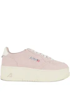 Замшевые кроссовки на платформе AUTRY, розовый