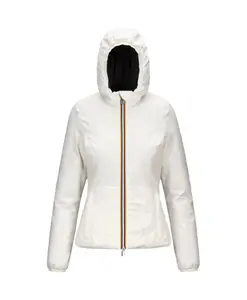 Белая водонепроницаемая ветрозащитная куртка K-Way, белый