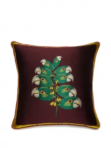 Подушка Fantastic Creatures с принтом Parrotstem из коллаборации с Beto Val 50 x 50 см La Doublej, красный