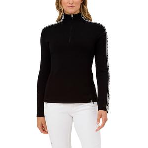 Свитер с молнией 1/4 Crimson Klover Slalom (женский), Black/Black