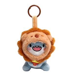 Плюшевый кулон Chubby Shark в виде мультяшной куклы, высота 10 см X3COMMUNE