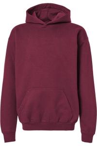 Gildan Softstyle Молодежный Мидвейт Толстовка с капюшоном, бордовый