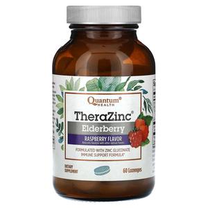 Quantum Thera Zinc Пастилки из бузины Натуральная малина 60 пастилок