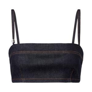 Топ Jacquemus Le Bandeau Bisou De-Nimes, Dark Navy