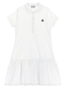 Платье-поло Moncler Enfant, белый