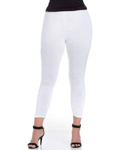 Удобные леггинсы больших размеров до щиколотки 24seven Comfort Apparel, White
