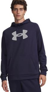 Толстовка Under Armour Men's Armour Fleece Big Logo, Navy Blue/Gradient White