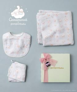 Набор для пеленания из марли (3 предмета) + коробка [Персонажи Sanrio/Cinnamoroll]