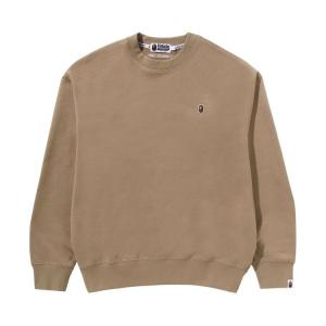 Свитер BAPE Ape Head One Point Crewneck, Beige