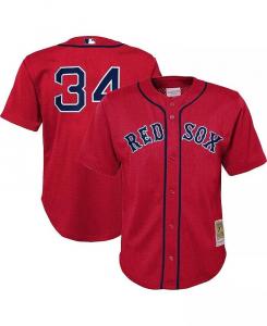Mitchell Ness Preschool David Ortiz Red Boston Red Sox Cooperstown Collection сетчатая тренировочная майка для отбивания Mitchell & Ness