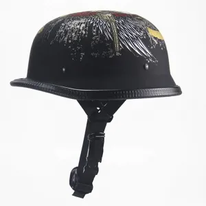 Профессиональный мотоциклетный шлем, шлем-джет, ретро-полушлем Harley, удобный мотоциклетный шлем для дорожных мотоциклов, круизеров, чопперов, мопедов, скутеров, квадроциклов MTTKTTBD, a