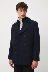 Шерстяное пальто Medicine, темно-синий