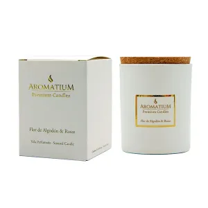 Ароматическая свеча Premium Candles Flor De Algodón & Rosas Aromatium, 140 g
