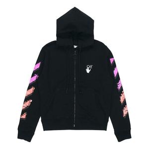 Толстовка OFF-WHITE SS21 Gradient Zipper Classic Jacket Ordinary Version Black, черный