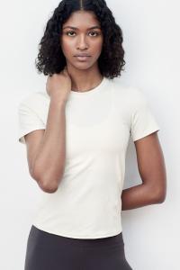 Спортивная рубашка из драймува H&M, белый