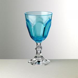 MARIO LUCA GIUSTI Бокалы для вина Dolce Vita бирюзового цвета - 6 шт, светло-синий