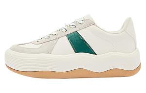 QIAODAN Нескользящие низкие кроссовки для скейтбординга женские, белые, зеленые