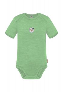 Боди Baby Merino с короткими рукавами «Тауранга» Normani, зеленый