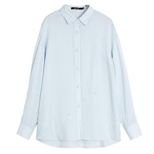 Рубашка женская с заостренным воротником Moderate ELLE, синий