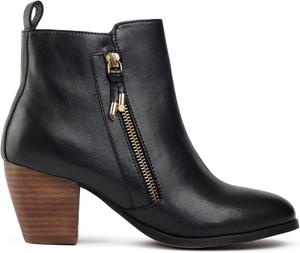 Женские ботильоны SOLE Gini Zip черные