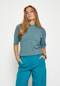 Футболка PEPPERCORN TANA MOCK NECK HALF SLEEVE , Smoke Blue/Light Blue