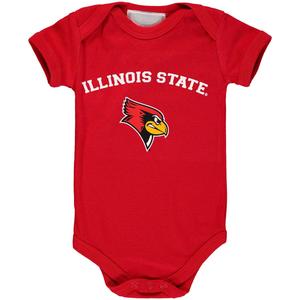 Красное боди Infant Illinois State Redbirds Arch & Logo Unbranded