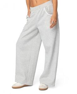 Спортивные брюки Ashtin с оборками Edikted, серый