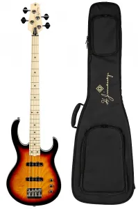 H. Jimenez Camaleón Коллекция 4-струнная бас-гитара с глянцевым винтажным градиентным покрытием и Deluxe чехлом | Авторизованный дилер