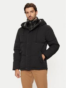 Пуховик стандартного кроя Guess, черный