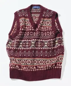 Жилет в винтажном стиле с узором Fair Isle, коллекция осень-зима 2025