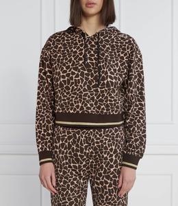 Толстовка Liu Jo Sport Cropped Fit, коричневый