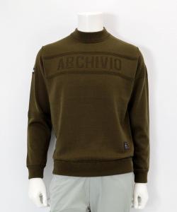 Трикотажная футболка из 100% шерсти с узором и логотипом.