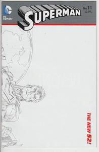 Superman Vol.3 #11 "Jurgens & Rapmund Black & White Sketch Variant" (DC COMICS)